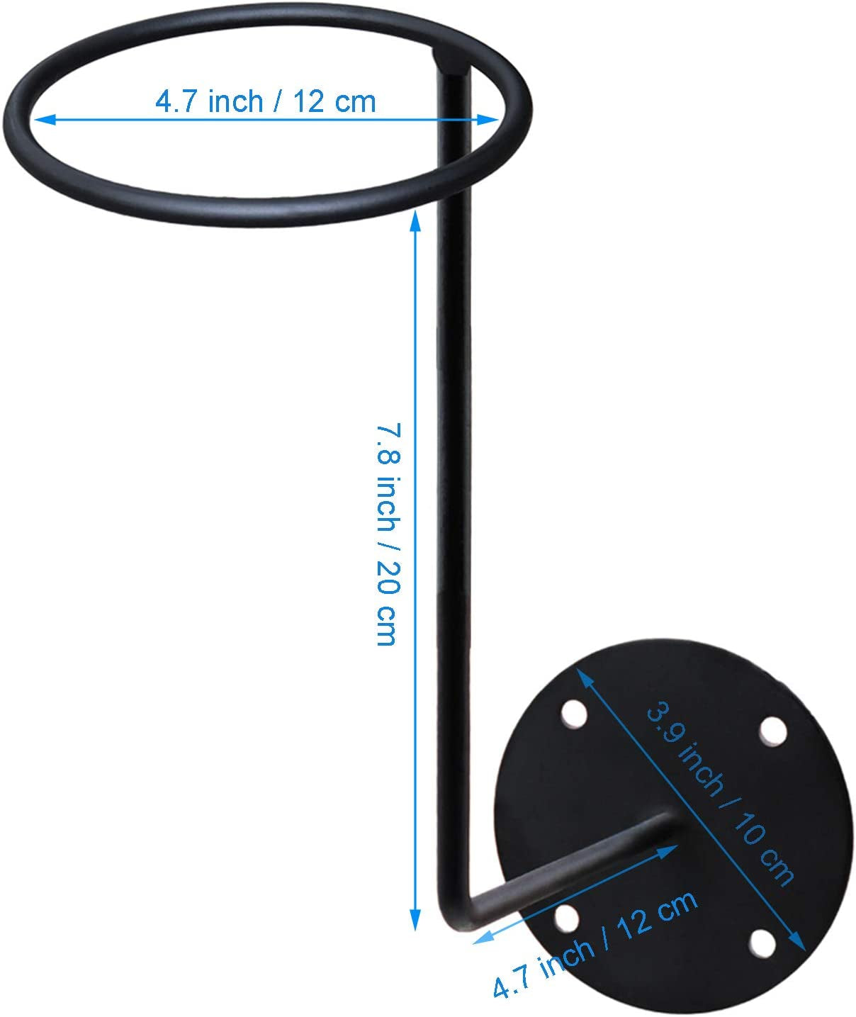 Helmet Holder Helmet Hanger Rack Wall Mounted Hook for Coats, Hats, Caps - Upgraded